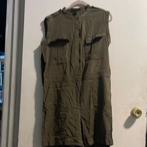 BCBGMaxAzria‎ Green Tank Top Sleeveless Shirt